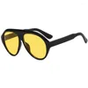 Óculos de sol 2024 Designer de marca Goggles à prova de vento homens mulheres tons de moda vintage óculos uv400