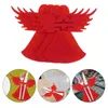 Armazenamento de cozinha 4 PCs Conjunto de talheres de Natal para decoração de tabela de pano de pano de pano de mesa capas