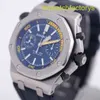 Owatch da polso perfetto Epic Royal Oak Offshore 26703st Mens Precision Blue Plate Blue Plate Mechanic Mechanical Swiss Orologio sport di lusso Famoso orologio sportivo di lusso