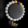 Strand Fashion Sigma Gamma Rho Sorority White's White Pearl Eeyip Bracciale Dropshipjewelry Bracciale