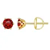 Anneaux Butterflykiss Classic Sixclaw 0,52Ct Vis Moisanite Boucles d'oreilles en arrière pour femmes