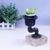 Vases Retro Industrial Style Personnalité Potted Plante Flower Pot Indoor Ornements de bureau Plantes vertes créatives