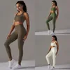 Lu Align Align Outfit Outfits Align Seamless Sport Gym Set Bra Workout Runing High Waist Leggings Women for Fitness Clothes Gymwear Jogger Gry Lemon Woman Lady