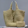 Straw Handbag Designer bag Womens Summer fashion straw plaited Totes Lafite grass weaving Tote bag Temperament Vacation Beach bag handbag woven shoulder bag