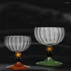 Wine Glasses Nordic Wind Clear High Borosilicate Glass Goblets Fresh Simple Corrugated