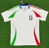 24 25 Italys Futbol Formaları İtalyan Jersey Scamacca Immobile Chiesa Futbol Gömlekleri Raspadori Jorginho Verratti Maglia 2024 2025 İtalyan Milli Takım Kiti