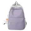 Backpack Fashion Female Maschio Big Book Book Girl Boy Laptop College Lady Men Travel Leisure Student Packet Women Nylon School Borse