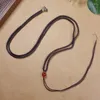 Kolye Kolyeler Takı Mücevher Yeşim Halat Kırmızı Agate Pot Kapak Düğmesi Elastik Kirk String/Kirkar Toptan