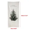 Tapisseries arbre de Noël suspendu en tissu de tissu décorations de fond de fond de fond de fond pour le cadeau de vacances à la maison