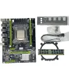 Materie Keyiyou x79 Pro Motherboard Set con Xeon E52640 V2 CPU LGA2011 COMBOSE 2*8GB = 16 GB 1600MHz Memoria DDR3 RAM kit RAM