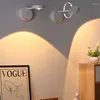 Wall Lamp Shineknot Charging Without Wiring Indoor Spotlights Intelligent LED Body Sensing Light Remote Control Zm0043