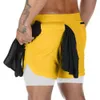 New Mens Sports Pants Leisure ao ar livre Músculos de bolso de bolso de bolso duplo shorts IIWW