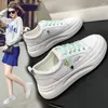 Fitness Shoes Fashion Chunky Sneakers Plateforme Ulzzang Leather Vulcanie Woman Vulcanis