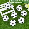 Décoration de fête 6pcs mini ballon de football coloré à la maison table de jeu intérieur balles de football enfant adulte jouet anti-stress exercice de poignet