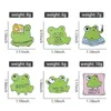 Adam I Love Frogs Emaye Pimleri Özel Frogtographer Brooches gömlek yaka yaka rozetleri Froggy takı hediyesi Çocuklar için