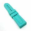 24mm / 22mm 115/75mm Luxury and High Quality Length Rubber Band Strap for PAM PAM111 Wirstwatch