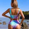 Costumi da bagno femminile stampato solido set di bikini taglie forti da donna diviso ad alta divisione femminile feste sportiva da bagno spiaggia primavera estate S-4xl