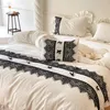 Set di biancheria da letto tutto cotone aerobico pettinato e lavato set piumino cover di copertura per letti da letto lino da letto per adulto
