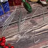 Party Supplies JFBL Christmas Light Clips Hook Gutter Grid Hooks Ornament för att hänga utomhussträngsljusdekorationer