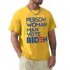 Erkekler Polos Kişi Kadın Erkek Oy Ver Biden T-Shirt Büyük Boyut Üstler Siyahlar Özelleştirilmiş Erkek Tişörtleri Günlük Şık