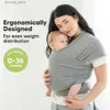 Transportörer slingrar ryggsäckar baby wrap bärare alla i 1 original andningsbar baby sling lätt hand gratis barnbärare sling baby bärare wrap för nyfödda L45