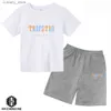 T-Shirts T-Shirts 2023 Sommer Trapstar T-Shirt Kinder Jungen Strand Shorts Sets Streetwear Tracksuit Männer Frauen Kleidung Mädchen Sportbekleidung 230626 L46