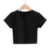 TS629 Custom Contred Fitted Tee 95 Cotton 5 Spandex Fitness Fit Trts Ladies Women Crop Tops