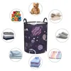 Bolsas de lavandería Cesta Galaxy Space Tapting Plegable Ropa sucia Juguetes de almacenamiento CUBIERTO DE CONJUNTO