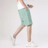 Youth Trendy Shorts, Men's Capris, Solid Color Casual Pants, 2024 Summer Sports Beach Pants, Men's