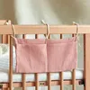 Torby do przechowywania przenośna torba łóżeczka dla niemowląt wielofunkcyjna organizator zagłówek urodzonych dla dzieci