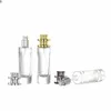 Storage Bottles 30ml Glass Portable Refillable Perfume Bottle Cosmetic Container Empty Spray Atomizer Travel Sub-bottle Gold