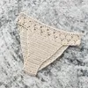 Swimons de maillots de bain pour femmes Bottons de bikini de crochet à la main