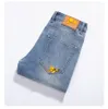 Jeans masculinos Primavera Summer Men Thin Slim Fit Fit