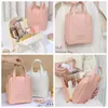 Cosmetische tassen Koreaanse stijl Shell Shape Letter Printing PU Leather Makeup Handtas toiletartikelen Organisator