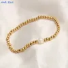 Strand MHS.Sun Bracelet de corde élastique en acier inoxydable Bracelets Bracelets Golden plaqués pour femmes bijoux Banquet de fête Cadeaux