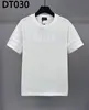 T-shirt maschile DSQ Phantom Turtle T-shirt Mens Designer T-shirt Bianco Bianco Fangole Summer Top-Street Casual Street Tops Plus M-XXXL 6279