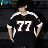 T-shirt Yiciya Y2K UNISEX KPOP SHITHEVE CROP TOP Women T-shirt Hiphop Magliette da maglietta di grandi dimensioni Tee Abbigliamento Fashioni 240325