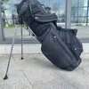 Sacos de golfe Black Stand Bags impermeável, resistente ao desgaste e leve entre em contato conosco para ver fotos com logotipo