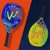 1 Set professioneel strand tennisracket verdikking Padel Rackets hoge elasticiteit koolstofvezel 240401