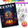 Coloring Book, Halloween Edition A Series, Holiday Gift, Relaxation, Relieving Stress, Meditation, Free Creativity, High Quality Paper, Versatile Pape, Perfect to Gift