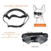O olho de pet-uns de vestuário para cães usa óculos anti-UV com cinta ajustável Protecção à prova de vento à prova de vento decoração