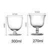 Wine Glasses 1Pcs Vertical Stripes Cocktail Glass Lead-free Crystal Short Goblet Creative Ice Cream Coffee Pudding Dessert Cup