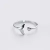 0207 Fishtail Ring Womens Justerbar 11-15 Shenzhen Jewely Wave Mermaid Hand