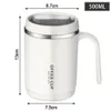 500ml Thermos Coffee Cup with Straw Stainless Steel Mug Lid Thermal Bottle Mugs Carry 240402