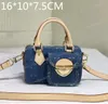 Denim collection designers luxurys men's and women's handbag vintages denim bag bag shoulder bag Fashion shoulder bag Crossbody Bag LR