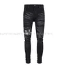 S diseñadores Jeans angustiados Francia Fashion Pierre Straight Men's Biker Hole Stretch Denim Casual Jean Men Flinny Pants Elasticit Nuevo estilo