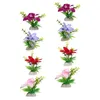 Flores decorativas 8pcs