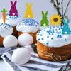 Party Decoration Easter Cake Decorations 24st Cartoon Cupcake Picks For Ice Cream Portable Topper Part