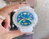 Brand Watches Women Girl Beautiful Transparent Case Style Rubber Strap Quartz Wrist Watch X2099369076