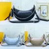 Bolsa de ombro baia bolsa de lua bolsa de designer de ponta para mulheres bolsas lousis vouton bolsas de luxo em couro retro crossbody crossbody